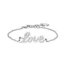 Carica l&#39;immagine nel visualizzatore di Gallery, Bracciale da donna in acciaio elemento Love Luca Barra BK2402
