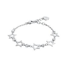 Carica l&#39;immagine nel visualizzatore di Gallery, Bracciale da donna in acciaio con stelle Luca Barra BK2408
