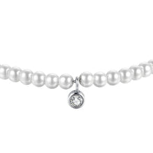 Load image into Gallery viewer, Bracciale da donna in acciaio con perle Luca Barra BK2514
