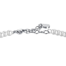 Load image into Gallery viewer, Bracciale da donna in acciaio con perle Luca Barra BK2514
