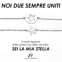 Load image into Gallery viewer, Luca Barra BK2577 women&#39;s steel bracelets with stars
