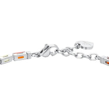 Cargar imagen en el visor de la galería, Bracciale tennis da donna in acciaio con cristalli multicolor Luca Barra BK2632
