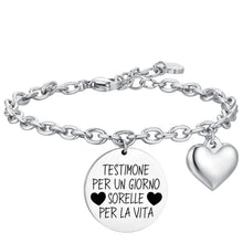 Carica l&#39;immagine nel visualizzatore di Gallery, Bracciale da Donna in acciaio Luca Barra Testimone BK2641
