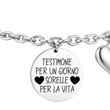 Carica l&#39;immagine nel visualizzatore di Gallery, Bracciale da Donna in acciaio Luca Barra Testimone BK2641
