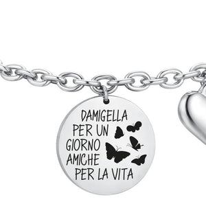 Bracciale da Donna in acciaio Luca Barra Damigella BK2642