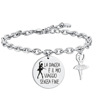 Bracciale da Donna in acciaio Luca Barra Ballerina BK2645