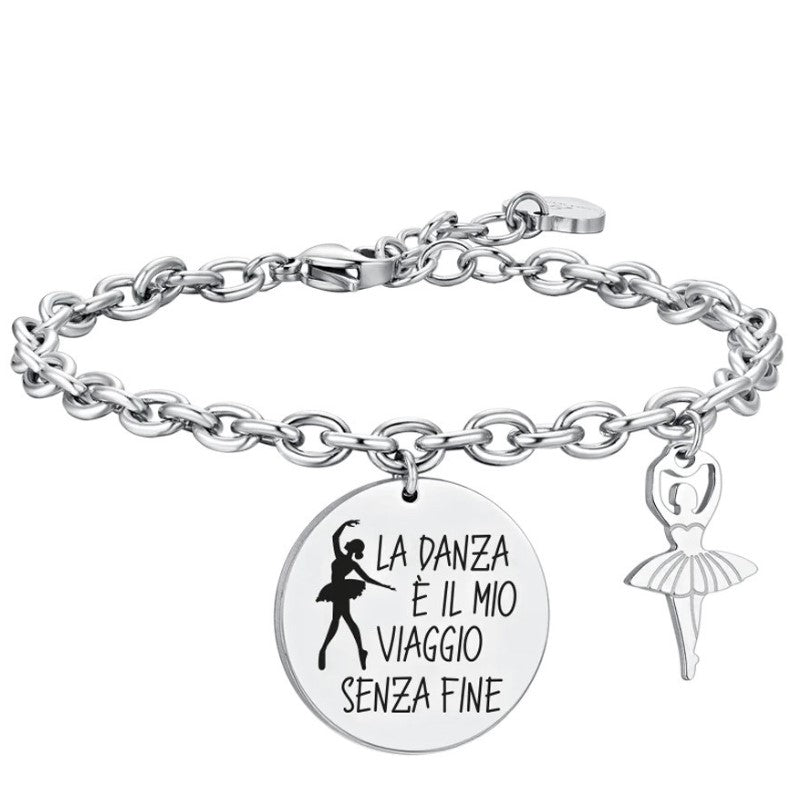 Bracciale da Donna in acciaio Luca Barra Ballerina BK2645