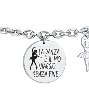 Bracciale da Donna in acciaio Luca Barra Ballerina BK2645