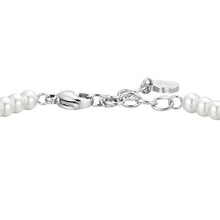 Load image into Gallery viewer, Bracciale da Donna in acciaio Luca Barra con perle e zirconi BK2661
