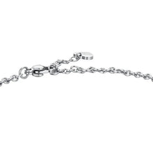 Cargar imagen en el visor de la galería, Bracciale tennis da donna in acciaio con cristalli Luca Barra BK2673
