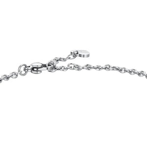 Bracciale tennis da donna in acciaio con cristalli Luca Barra BK2673