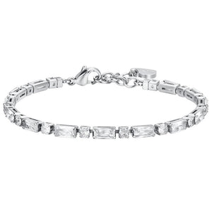 Bracciale Tennis da Donna in acciaio Luca Barra BK2674