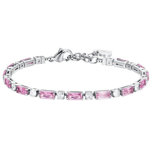 Bracciale Tennis da Donna in acciaio Luca Barra BK2675