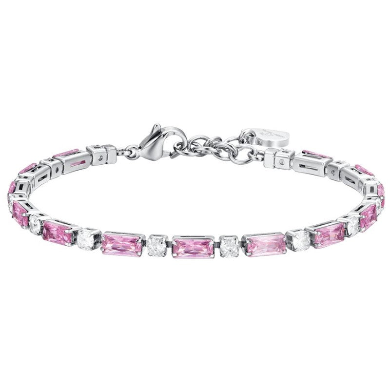 Bracciale Tennis da Donna in acciaio Luca Barra BK2675