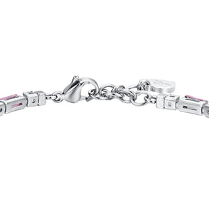 Bracciale Tennis da Donna in acciaio Luca Barra BK2675