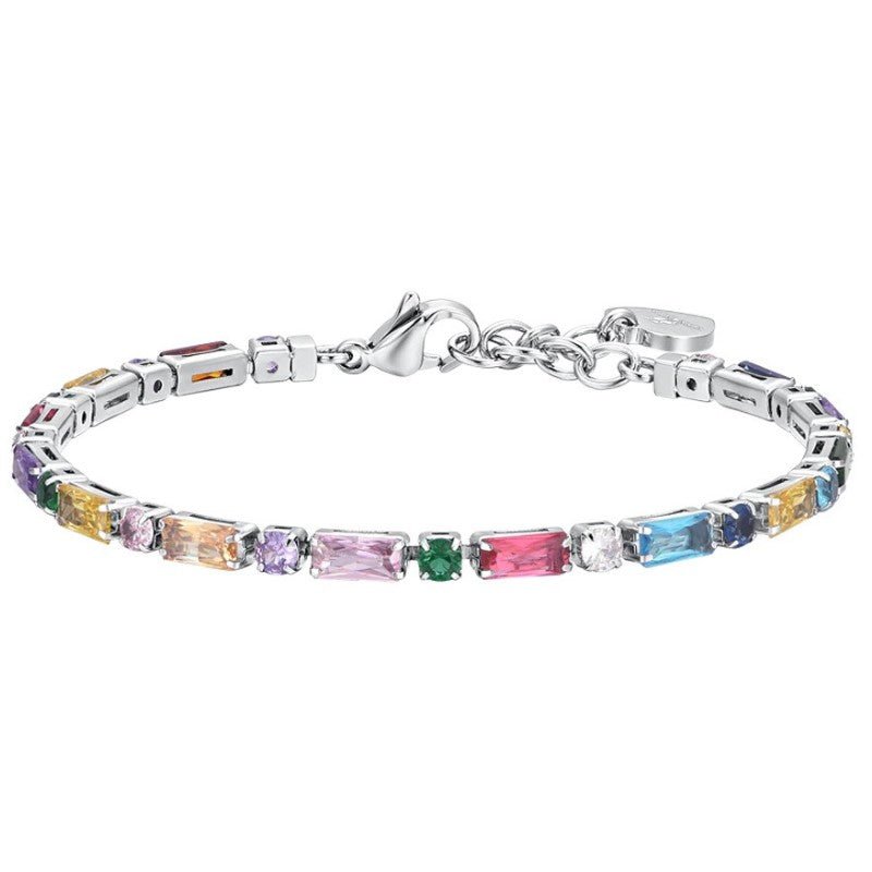 Bracciale Tennis da Donna in acciaio Luca Barra BK2678