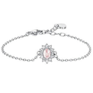 Bracciale da Donna in acciaio con cristalli e zircone Luca Barra BK2735