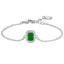 Load image into Gallery viewer, Bracciale da Donna in acciaio con cristalli e zircone Luca Barra BK2739
