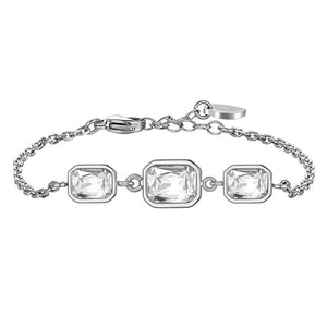 Bracciale da donna in acciaio con cristalli Luca Barra BK2754