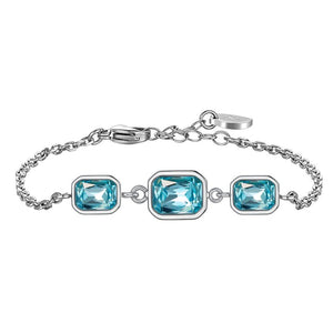 Bracciale da donna in acciaio con cristalli Luca Barra BK2755