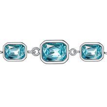 Cargar imagen en el visor de la galería, Bracciale da donna in acciaio con cristalli Luca Barra BK2755
