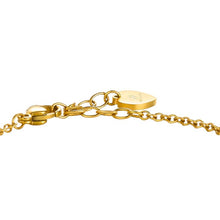 Cargar imagen en el visor de la galería, Bracciale da donna in acciaio dorato Luca Barra BK2756
