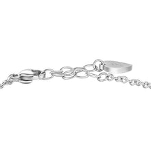 Cargar imagen en el visor de la galería, Bracciale da donna in acciaio con corno e zircone Luca Barra BK2758
