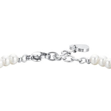 Carica l'immagine nel visualizzatore di Gallery, Bracciale da donna in acciaio con perle Luca Barra BK2771
