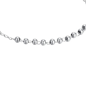Bracciale rosario da donna in acciaio Luca Barra BK2807