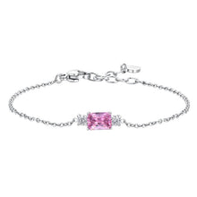 Cargar imagen en el visor de la galería, Bracciale da donna in acciaio con zirconi Luca Barra BK2811

