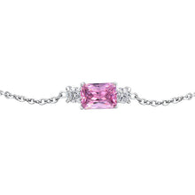 Cargar imagen en el visor de la galería, Bracciale da donna in acciaio con zirconi Luca Barra BK2811
