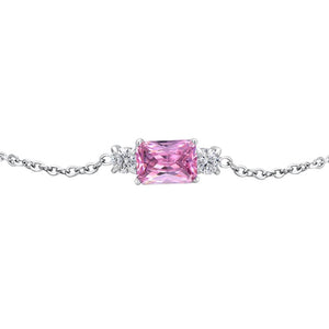 Bracciale da donna in acciaio con zirconi Luca Barra BK2811