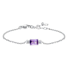 Cargar imagen en el visor de la galería, Bracciale da donna in acciaio con zirconi Luca Barra BK2812
