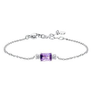 Bracciale da donna in acciaio con zirconi Luca Barra BK2812