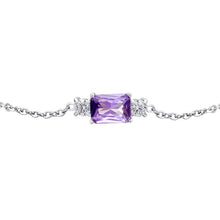 Cargar imagen en el visor de la galería, Bracciale da donna in acciaio con zirconi Luca Barra BK2812
