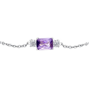 Bracciale da donna in acciaio con zirconi Luca Barra BK2812