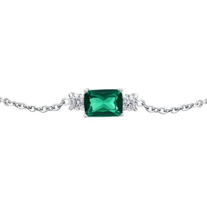 Bracciale da donna in acciaio con zirconi Luca Barra BK2813