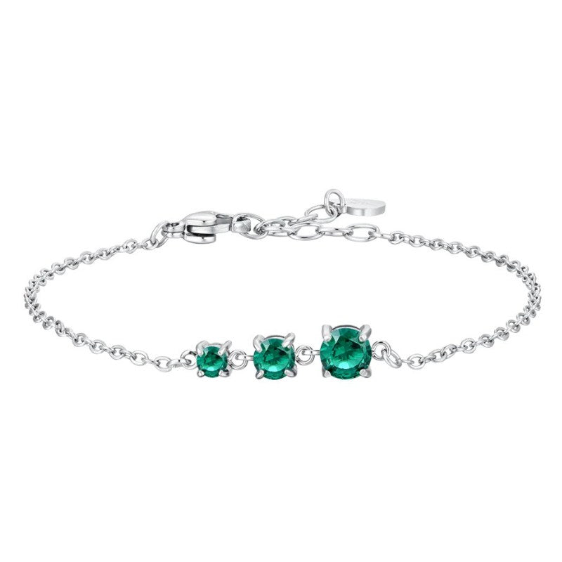 Bracciale da donna in Acciaio con zirconi Luca Barra BK2819