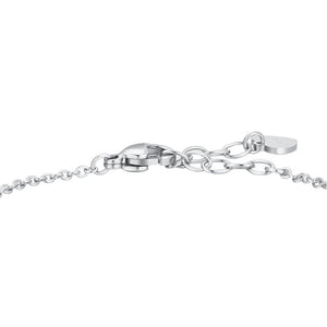 Bracciale da donna in acciaio con zircone e stelle Luca Barra BK2821