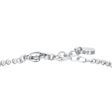 Cargar imagen en el visor de la galería, Bracciale da donna in acciaio con angelo e zircone Luca Barra BK2825
