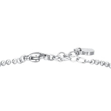 Cargar imagen en el visor de la galería, Bracciale da donna in acciaio con ballerina e zircone Luca Barra BK2826
