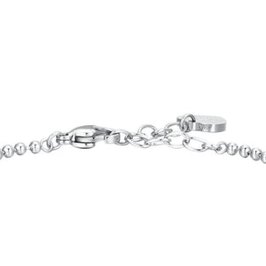 Bracciale da donna in acciaio con ballerina e zircone Luca Barra BK2826