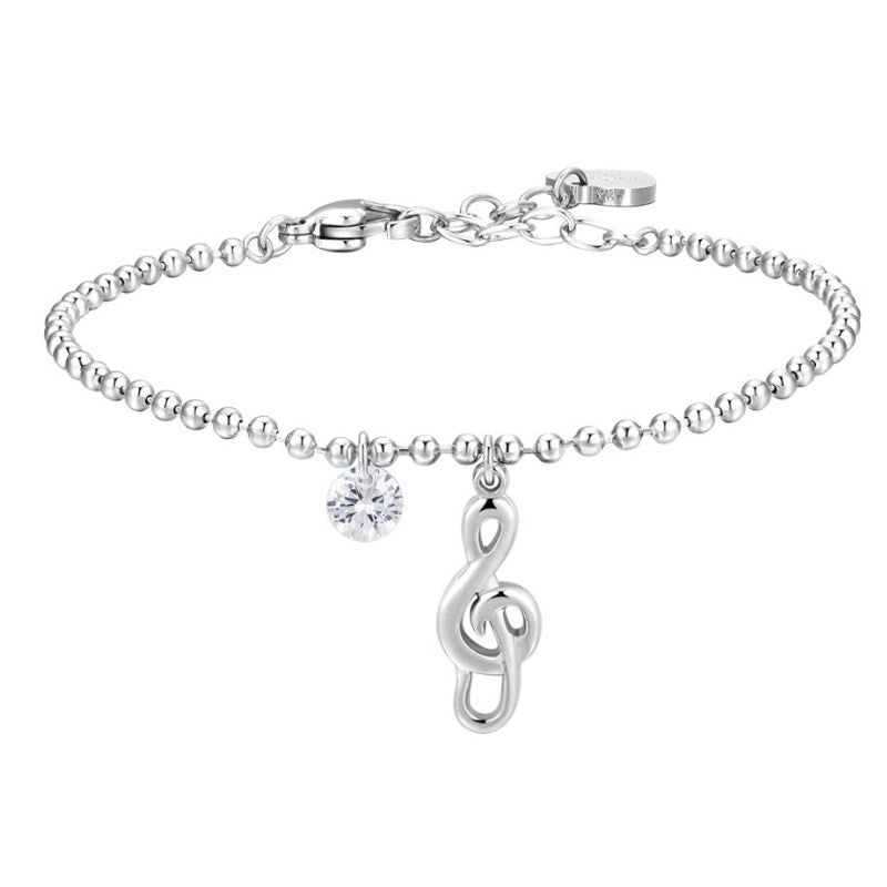 Bracciale da donna in acciaio con nota musicale Luca Barra BK2827