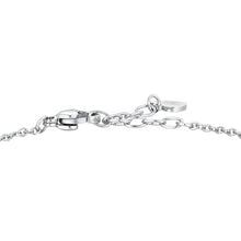 Cargar imagen en el visor de la galería, Bracciale da donna in acciaio con serpente e cristallo Luca Barra BK2828
