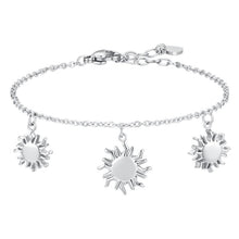 Carica l&#39;immagine nel visualizzatore di Gallery, Bracciale da donna in acciaio con sole Luca Barra BK2831
