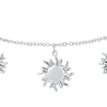 Carica l&#39;immagine nel visualizzatore di Gallery, Bracciale da donna in acciaio con sole Luca Barra BK2831
