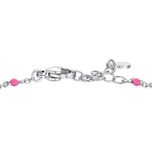 Cargar imagen en el visor de la galería, Bracciale da donna in acciaio con stella Luca Barra BK2833
