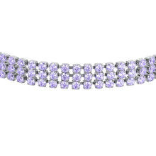 Cargar imagen en el visor de la galería, Bracciale tennis da donna in acciaio con zirconi Luca Barra BK2841
