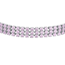 Carica l&#39;immagine nel visualizzatore di Gallery, Bracciale tennis da donna in acciaio con zirconi Luca Barra BK2843
