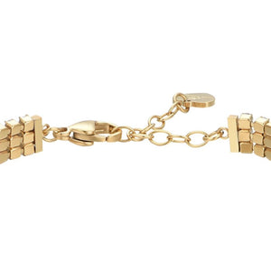 Bracciale tennis da donna in acciaio dorato con zirconi Luca Barra BK2845